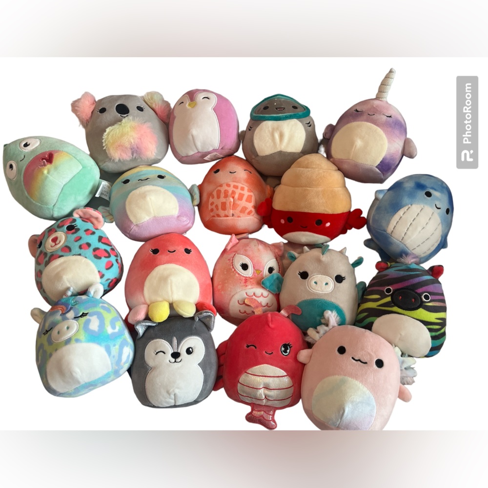 Squishmallow mini plush set